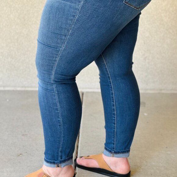 Jessica Cuffed Hem Skinny Jean from Judy Blue - Picture 3 of 6